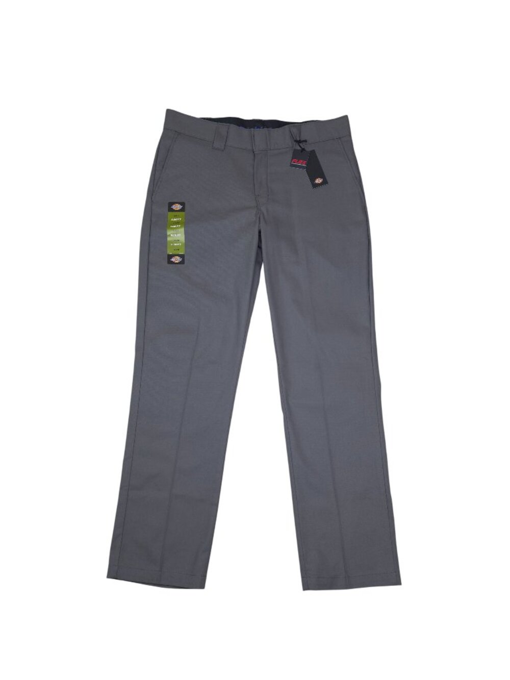 Dickies Mens Slim Taper Flex Work Pants Gray 34x30 Durable & Comfortable